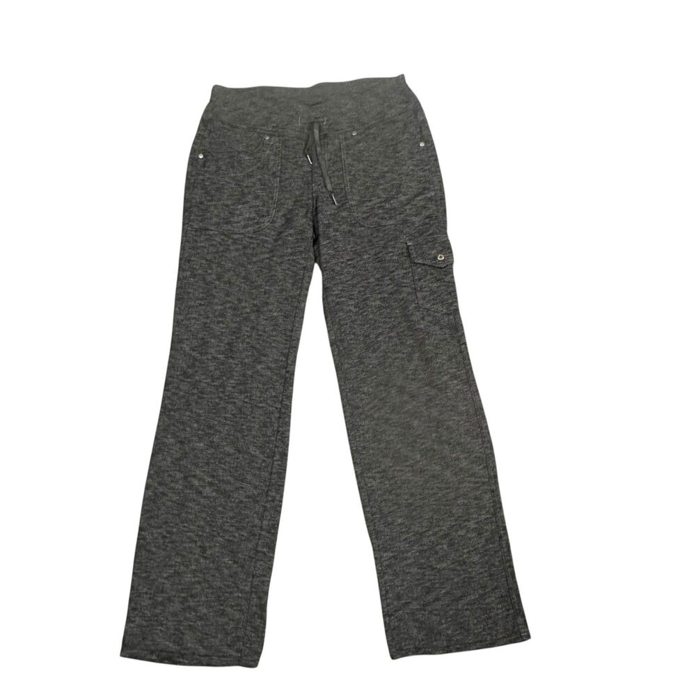 Kuhl Womens Mova Stretch Cargo Pants Size 8 Reg Gray Heather Hiking Pull On